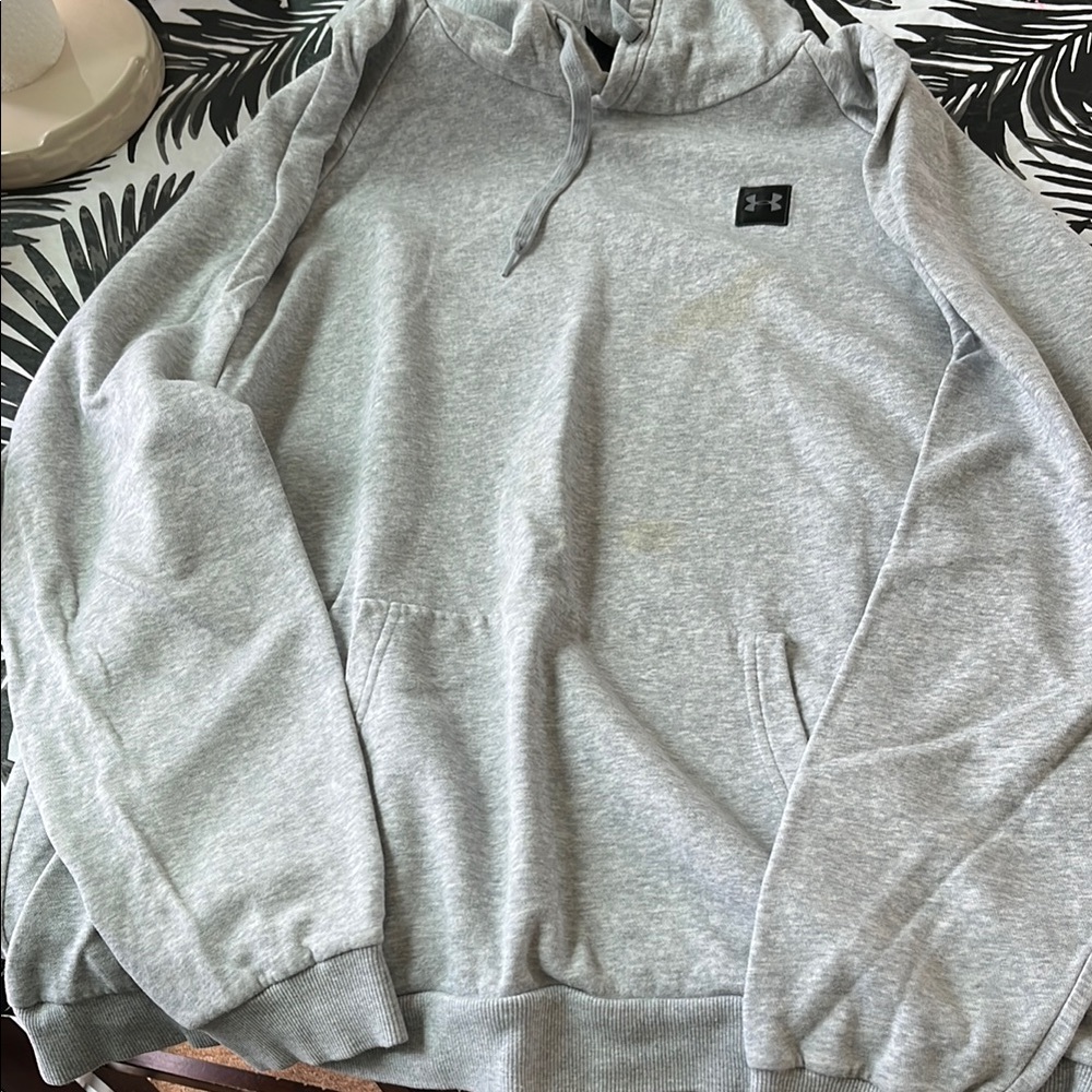 Under Armour Light Gray Pullover Hoodie